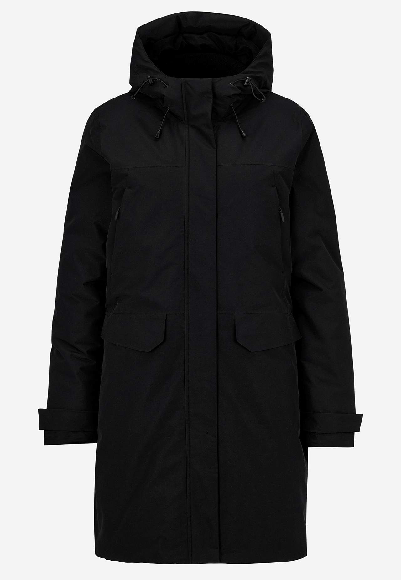 Wind- and water-repellent functional jacket