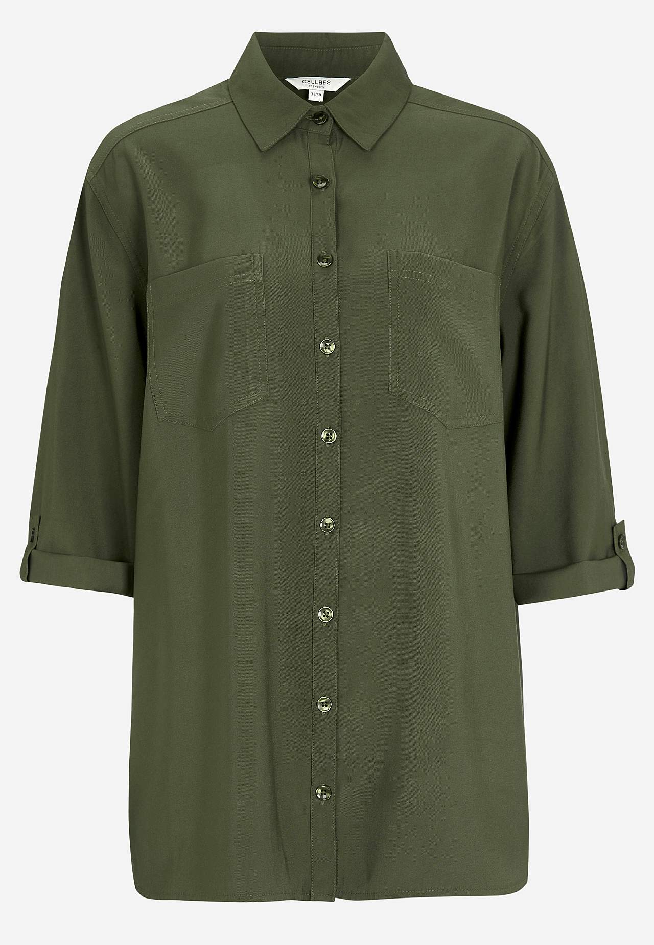 Long shirt in viscose