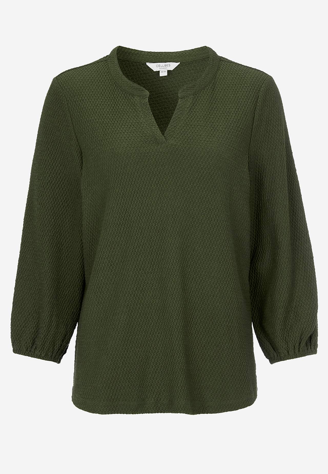 Jersey top with soft structure