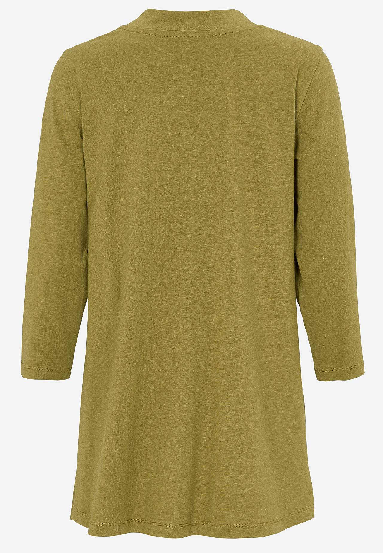 Eenkleurige jersey tuniek
