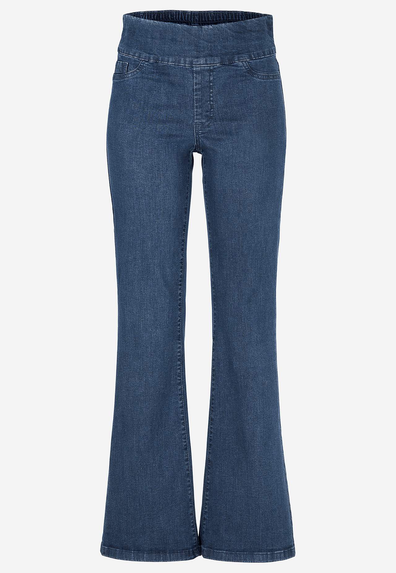 Stretchy, bootcut jeggings - two lengths