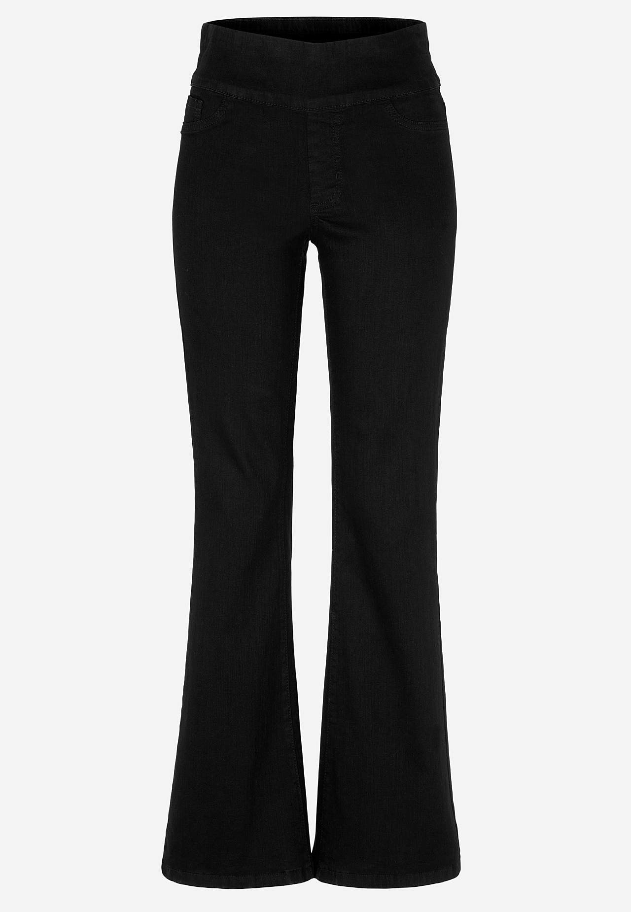 Stretchy, bootcut jeggings - two lengths