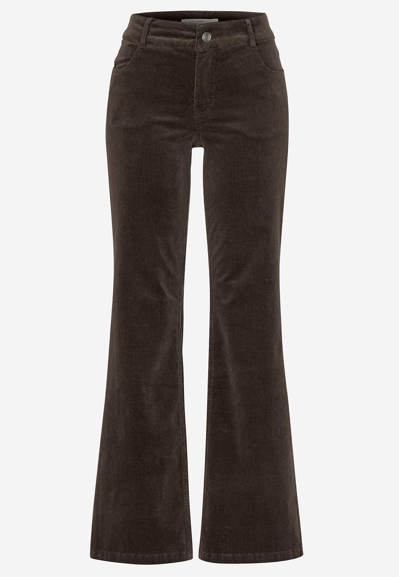 Kapearaidalliset, bootcut vakosamettihousut