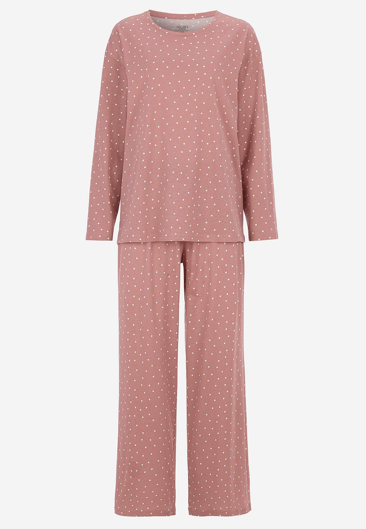 Pilkullinen, 2-osainen jerseypyjama