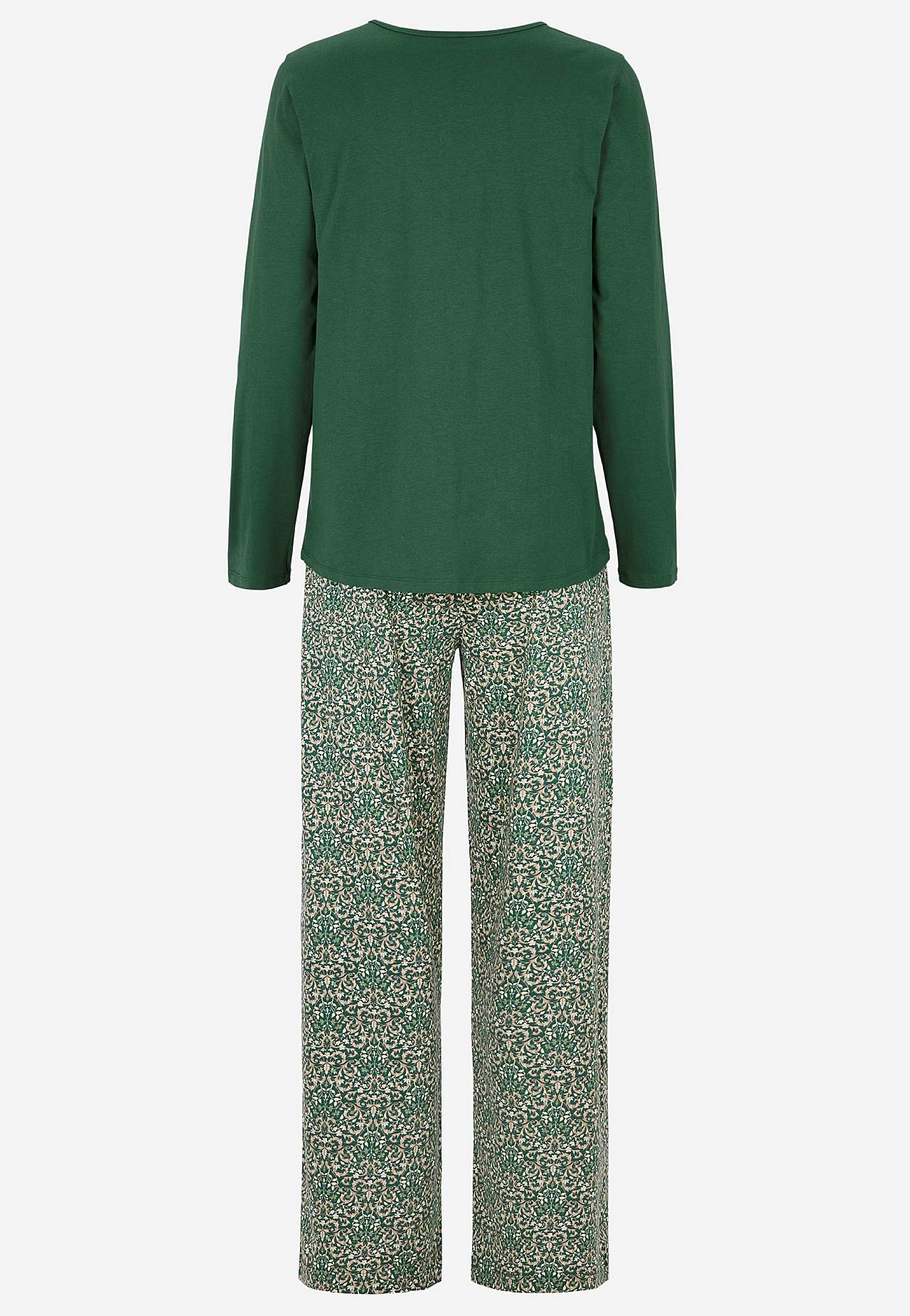 Gemusterter, zweiteiligerer Jersey-Pyjama