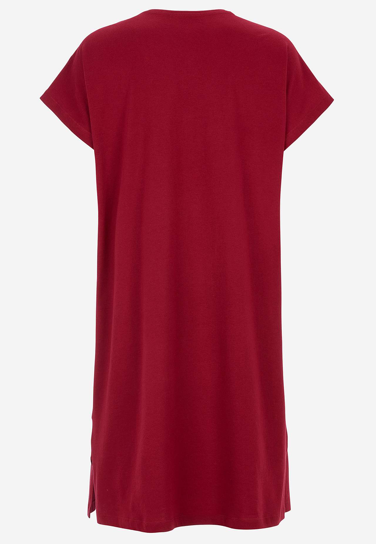 Kurzärmliges Trikot-Nachthemd