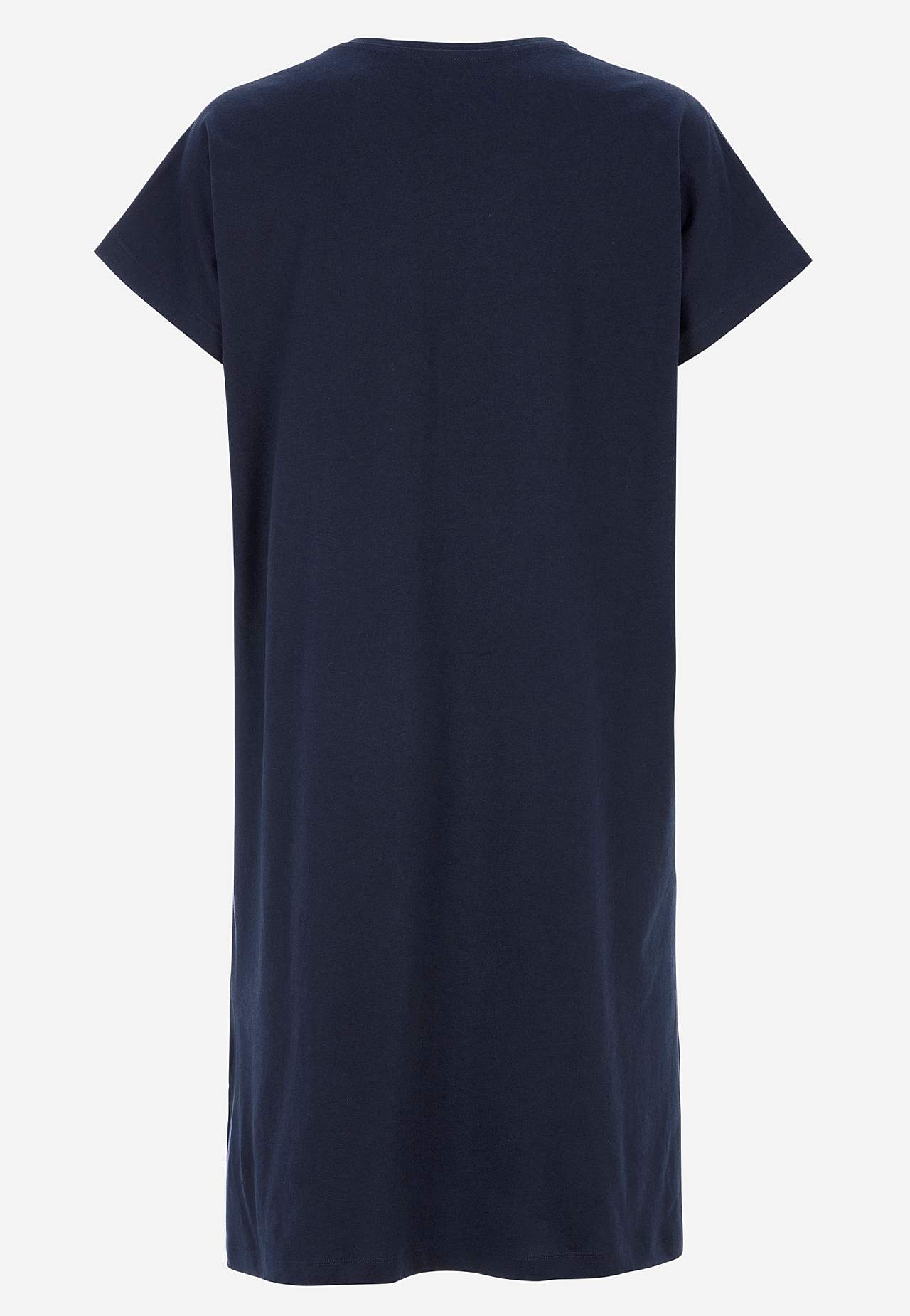 Kurzärmliges Trikot-Nachthemd