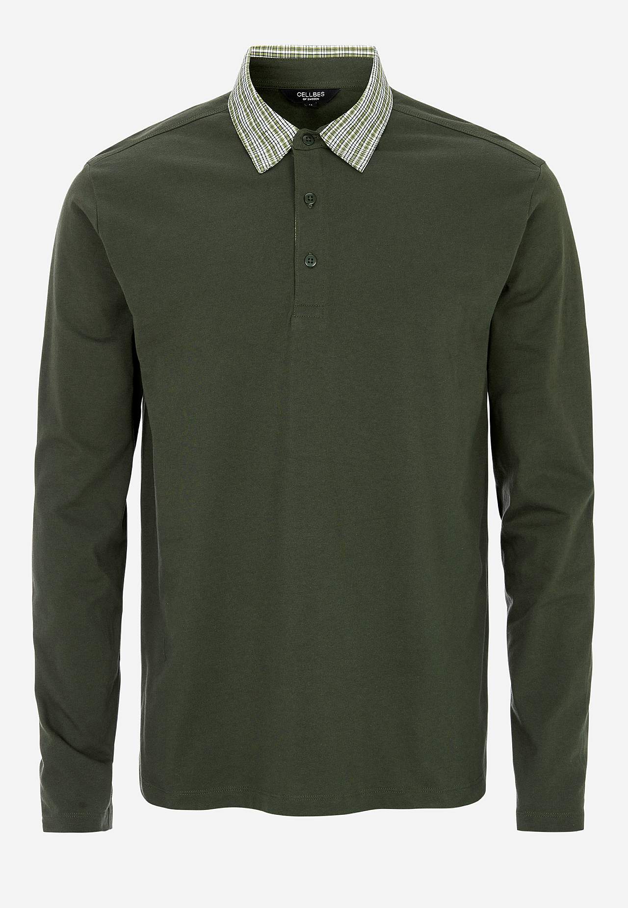 Long-sleeved sweater with collar