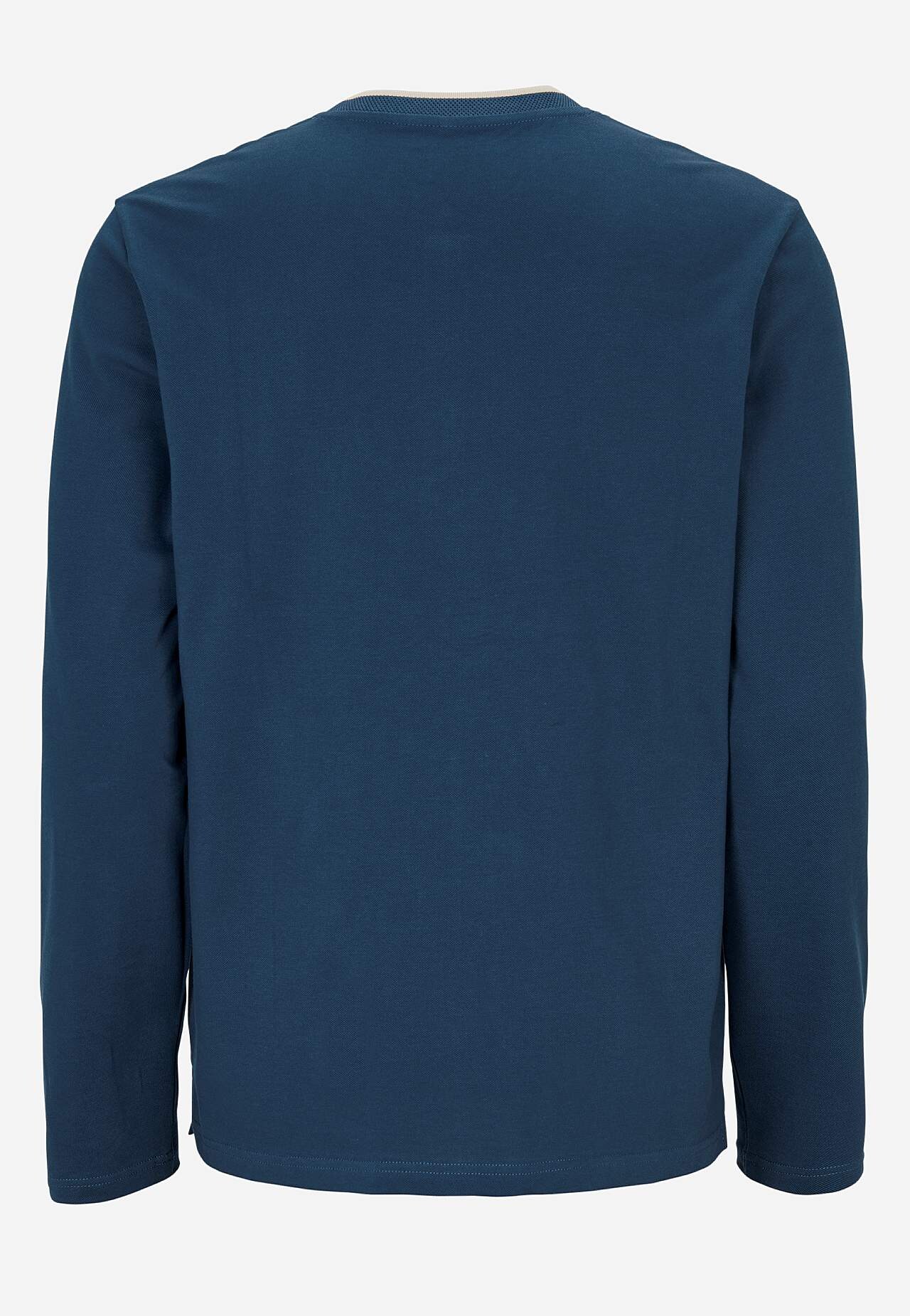 Long-sleeved polo shirt in cotton