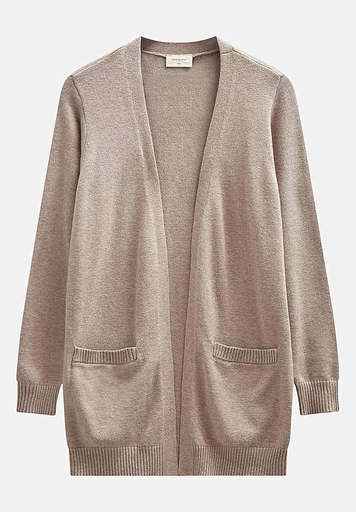 Cardigan - Strik - Agnes - Sand - FREEQUENT