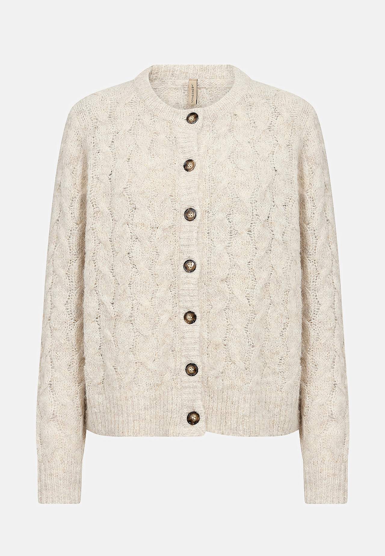 Kabelstrikket, myk cardigan