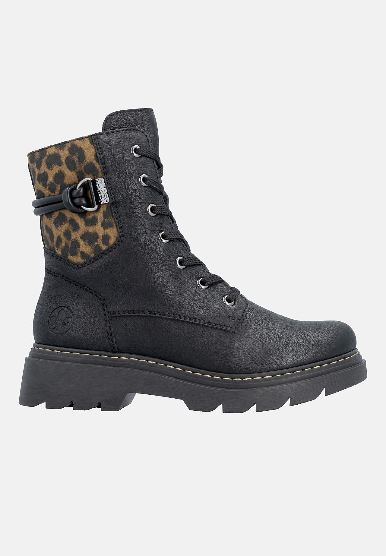 Leopardmønstret boot