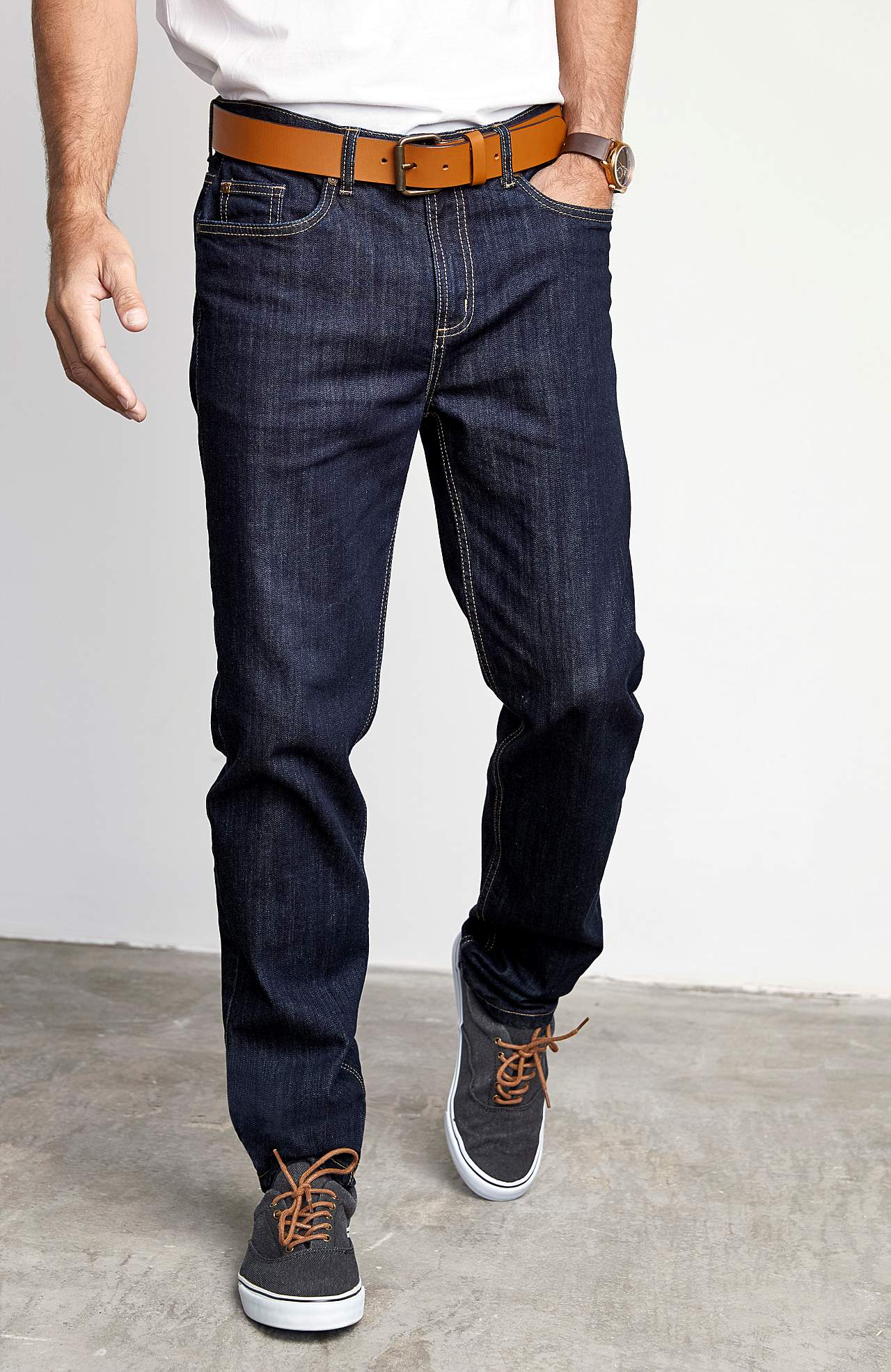 Straight jeans with stretch